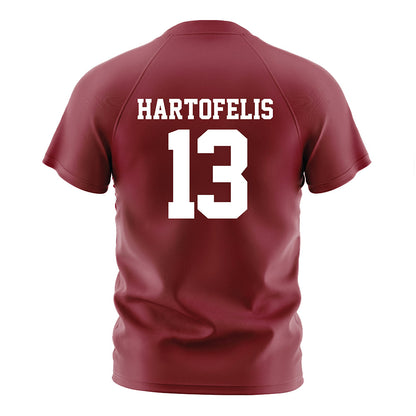 Troy - NCAA Women's Soccer : Isabella Hartofelis - Cardinal Red Soccer Jersey-1