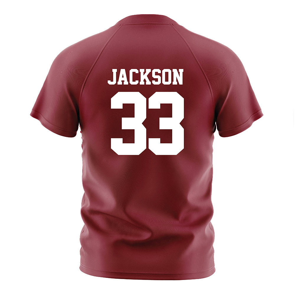 Troy - NCAA Women's Soccer : Mia Jackson - Cardinal Red Soccer Jersey-1