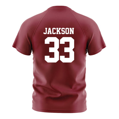 Troy - NCAA Women's Soccer : Mia Jackson - Cardinal Red Soccer Jersey-1