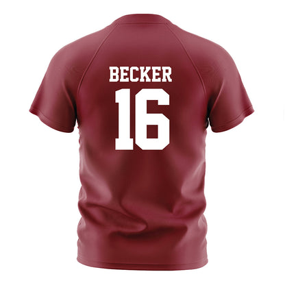Troy - NCAA Women's Soccer : Brooke Becker - Cardinal Red Soccer Jersey-1