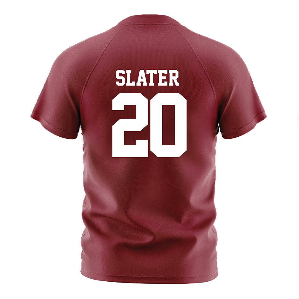 Troy - NCAA Women's Soccer : Brooke Slater - Cardinal Red Soccer Jersey-1