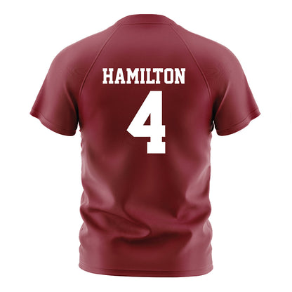 Troy - NCAA Women's Soccer : Imani Hamilton - Cardinal Red Soccer Jersey-1