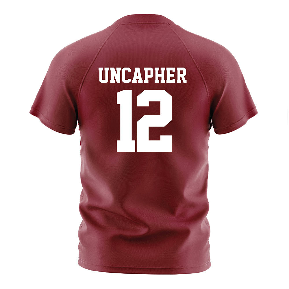 Troy - NCAA Women's Soccer : Alaina Uncapher - Cardinal Red Soccer Jersey-1