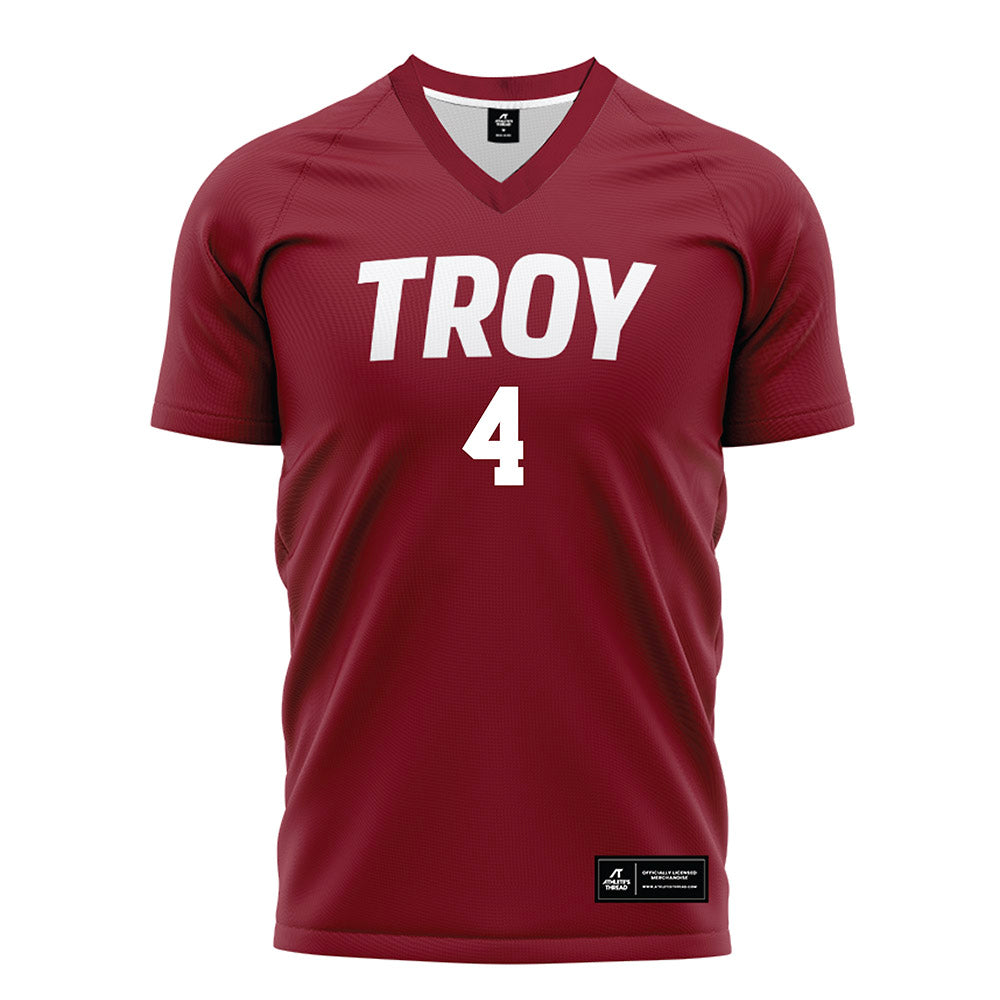 Troy - NCAA Women's Soccer : Imani Hamilton - Cardinal Red Soccer Jersey-0