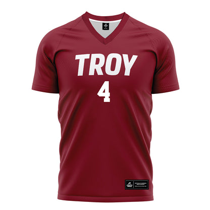 Troy - NCAA Women's Soccer : Imani Hamilton - Cardinal Red Soccer Jersey-0