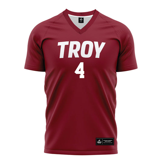 Troy - NCAA Women's Soccer : Imani Hamilton - Cardinal Red Soccer Jersey-0