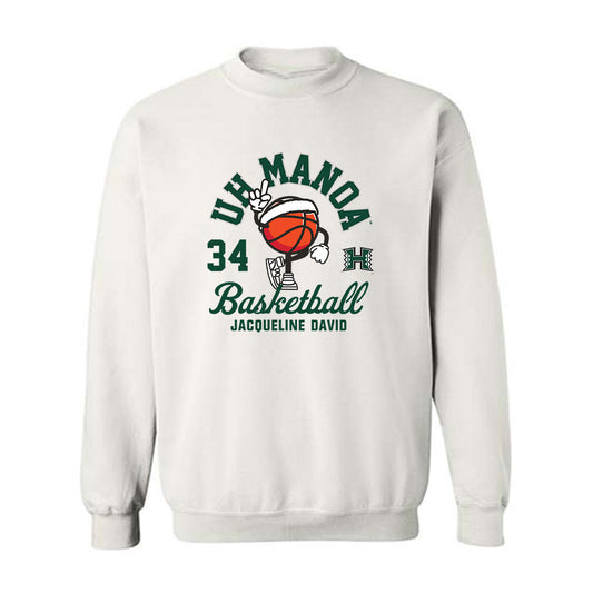 Hawaii - NCAA Women's Basketball : Jacqueline David - Crewneck Sweatshirt