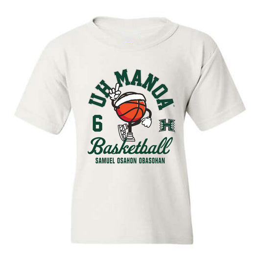 Hawaii - NCAA Men's Basketball : Samuel Osahon Obasohan - Fashion Shersey Youth T-Shirt