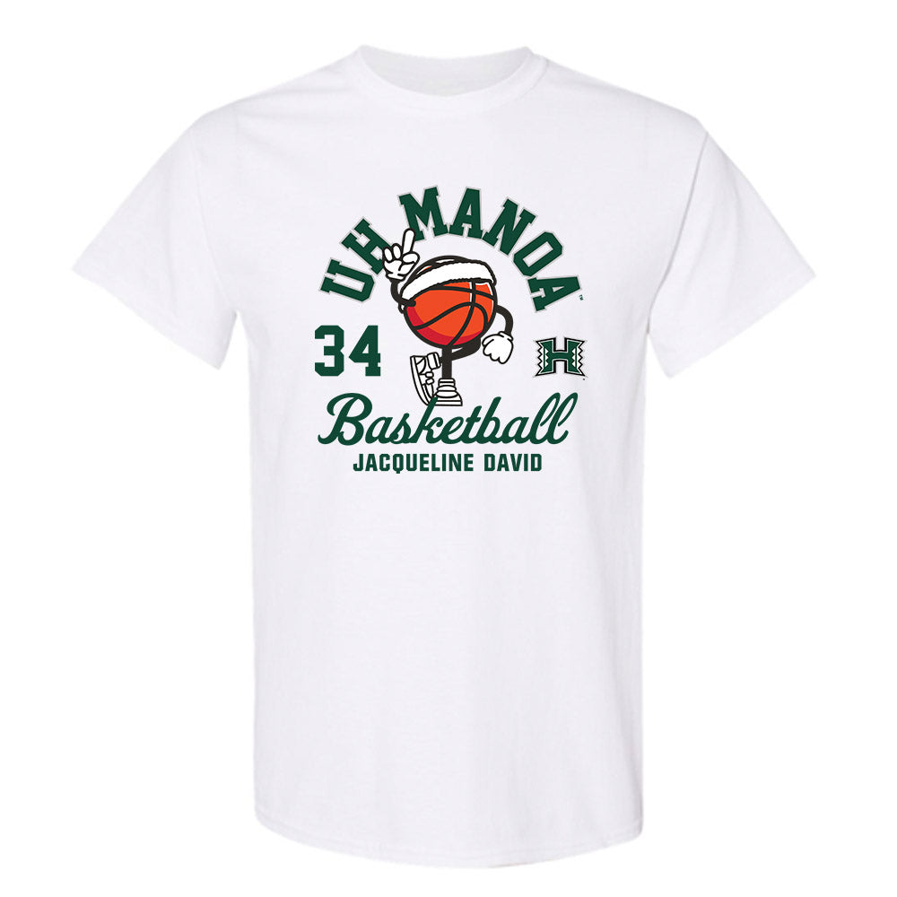 Hawaii - NCAA Women's Basketball : Jacqueline David - T-Shirt