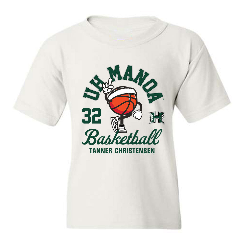 Hawaii - NCAA Men's Basketball : Tanner Christensen - Fashion Shersey Youth T-Shirt