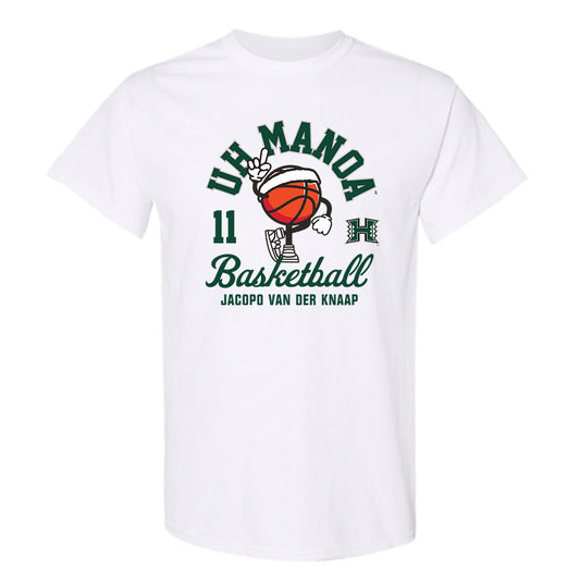 Hawaii - NCAA Men's Basketball : Jacopo Van der Knaap - Fashion Shersey T-Shirt