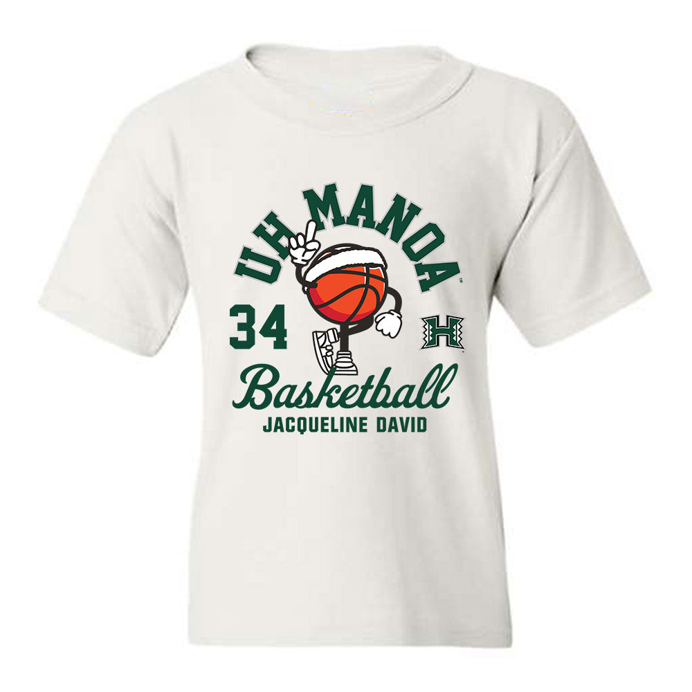 Hawaii - NCAA Women's Basketball : Jacqueline David - Youth T-Shirt