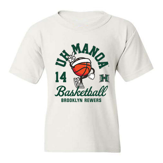 Hawaii - NCAA Women's Basketball : Brooklyn Rewers - Fashion Shersey Youth T-Shirt-0