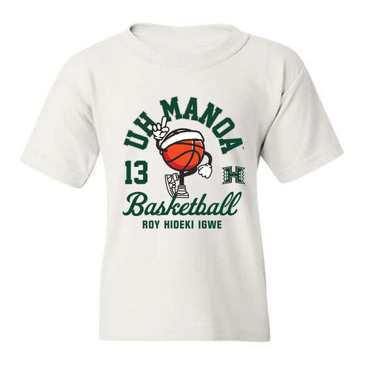 Hawaii - NCAA Men's Basketball : Roy Hideki Igwe - Fashion Shersey Youth T-Shirt