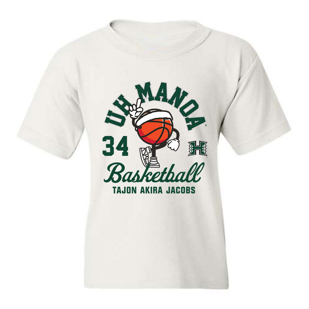 Hawaii - NCAA Men's Basketball : Tajon Akira Jacobs - Fashion Shersey Youth T-Shirt