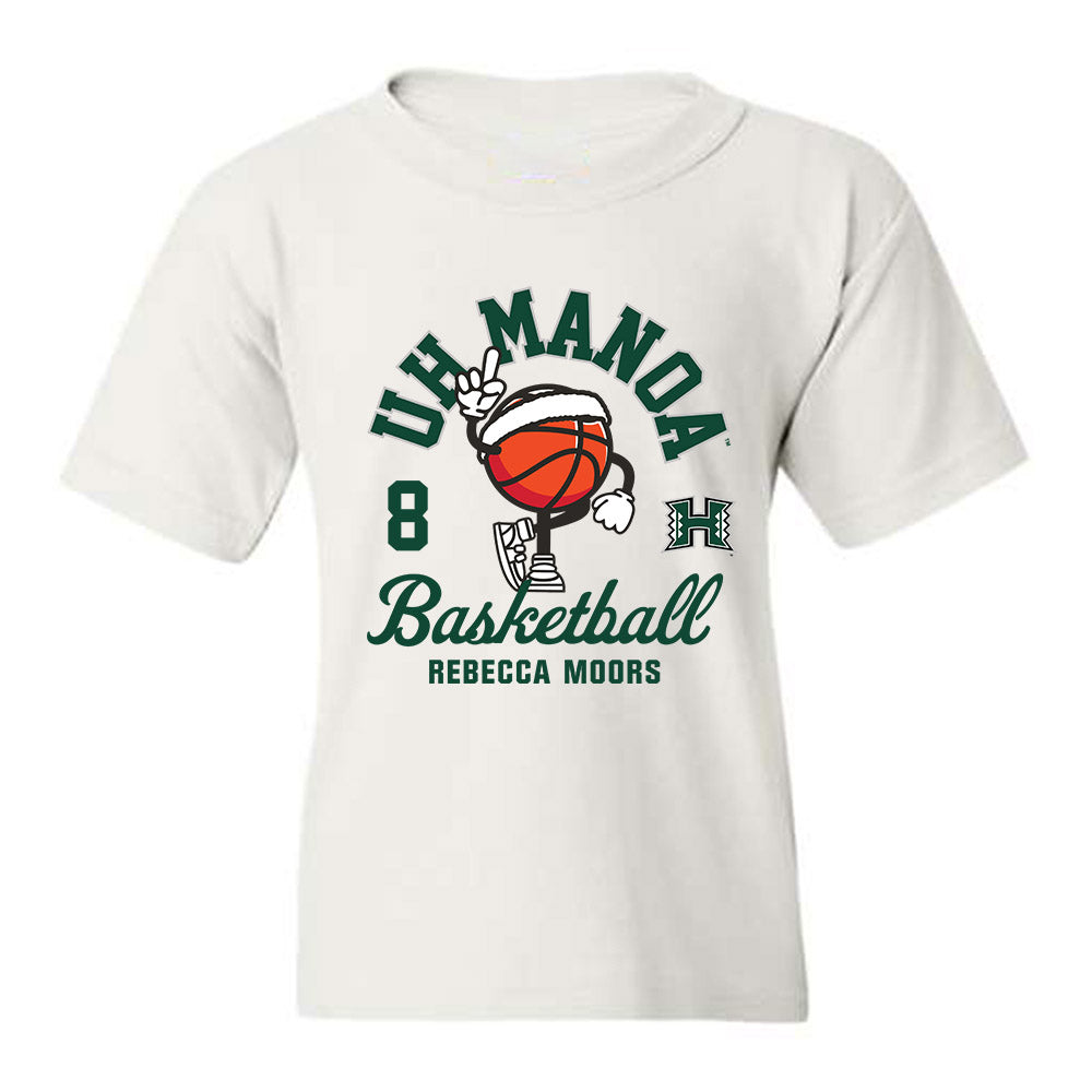 Hawaii - NCAA Women's Basketball : Rebecca Moors - Fashion Shersey Youth T-Shirt