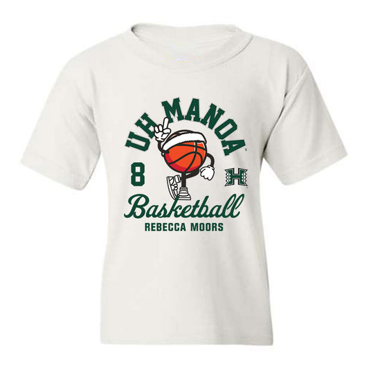 Hawaii - NCAA Women's Basketball : Rebecca Moors - Fashion Shersey Youth T-Shirt