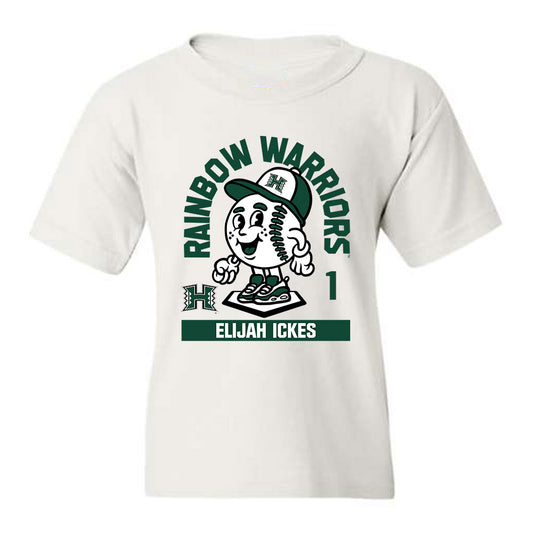 Hawaii - NCAA Baseball : Elijah Ickes - Fashion Shersey Youth T-Shirt