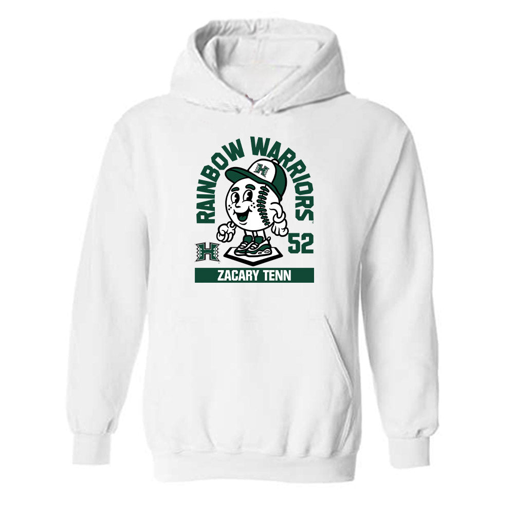 Hawaii - NCAA Baseball : Zacary Tenn - Fashion Shersey Hooded Sweatshirt-0