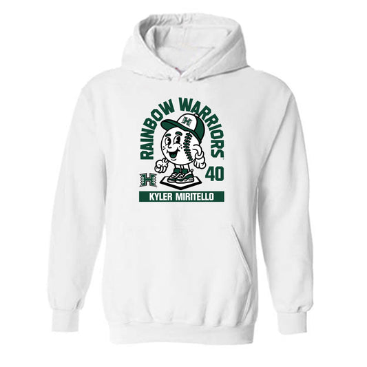 Hawaii - NCAA Baseball : Kyler Miritello - Fashion Shersey Hooded Sweatshirt