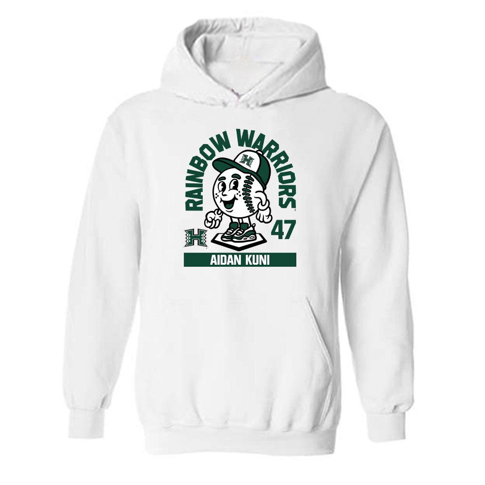 Hawaii - NCAA Baseball : Aidan Kuni - Fashion Shersey Hooded Sweatshirt-0