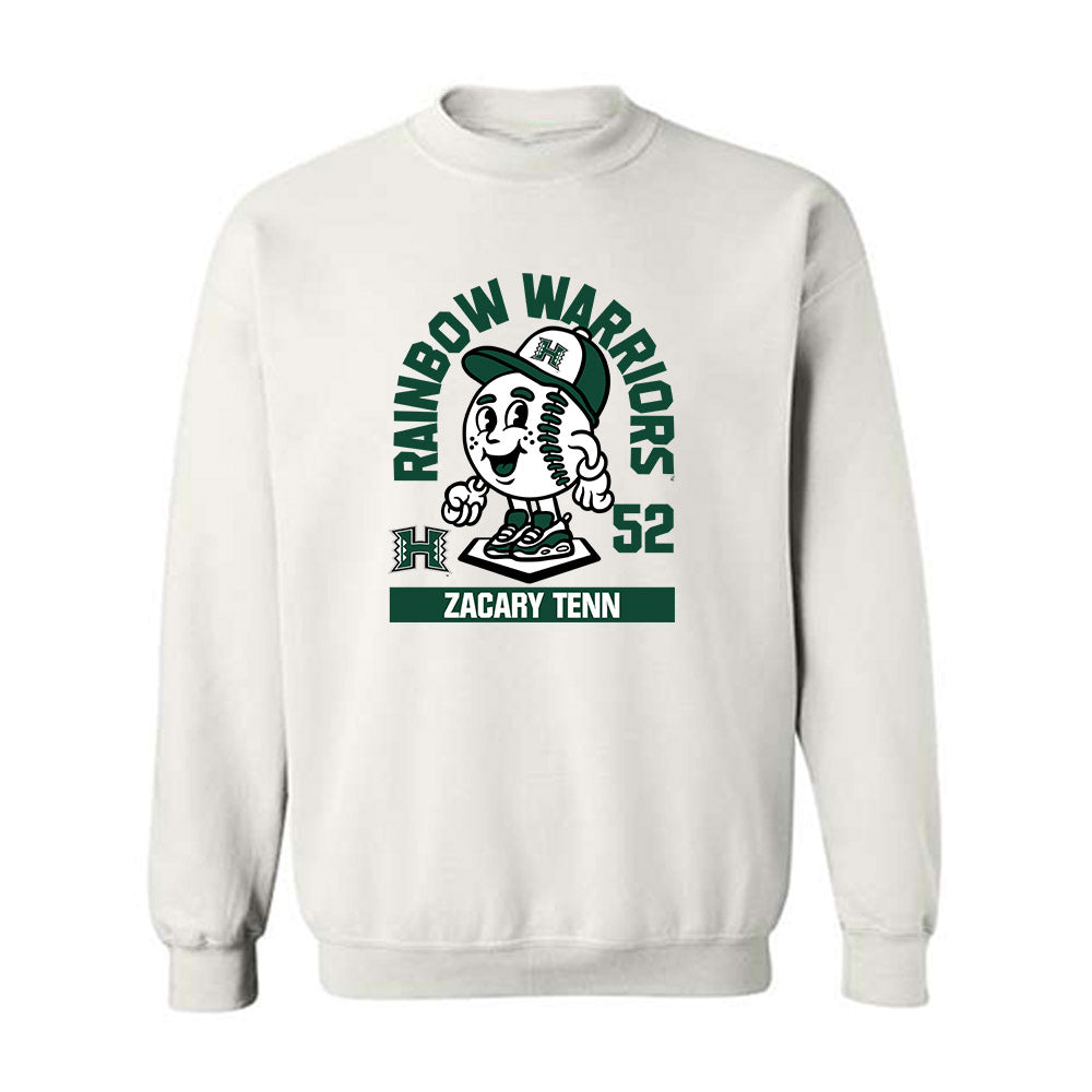 Hawaii - NCAA Baseball : Zacary Tenn - Fashion Shersey Crewneck Sweatshirt-0