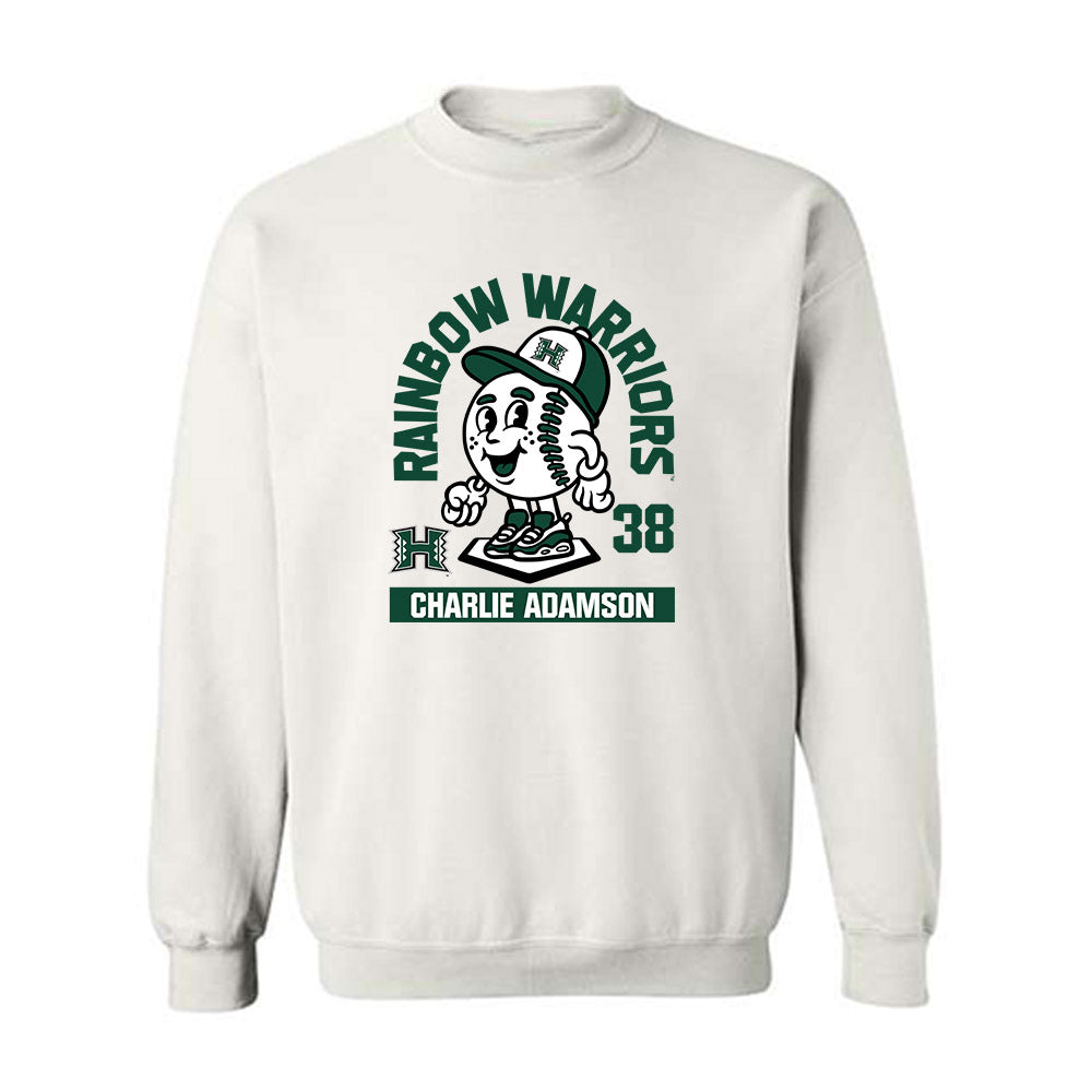 Hawaii - NCAA Baseball : Charlie Adamson - Fashion Shersey Crewneck Sweatshirt-0