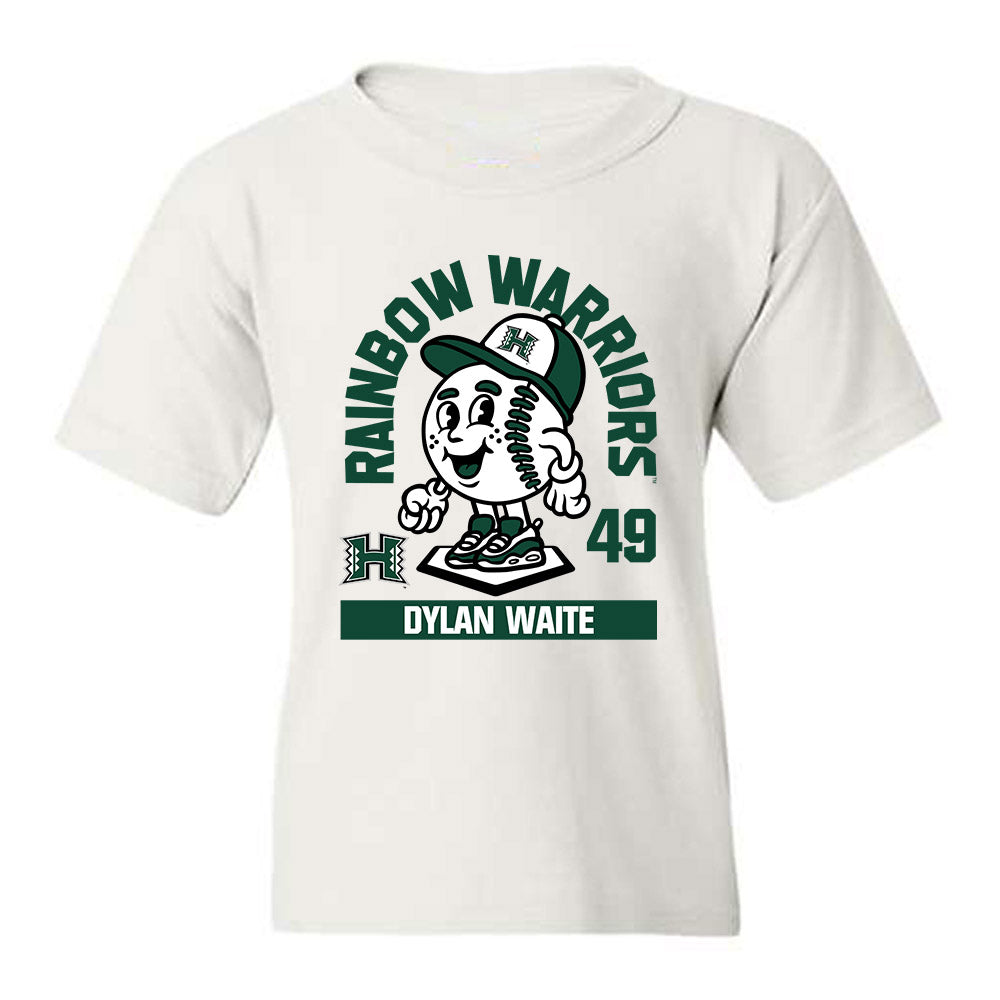 Hawaii - NCAA Baseball : Dylan Waite - Fashion Shersey Youth T-Shirt-0