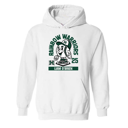 Hawaii - NCAA Baseball : Liam O'Brien - Fashion Shersey Hooded Sweatshirt