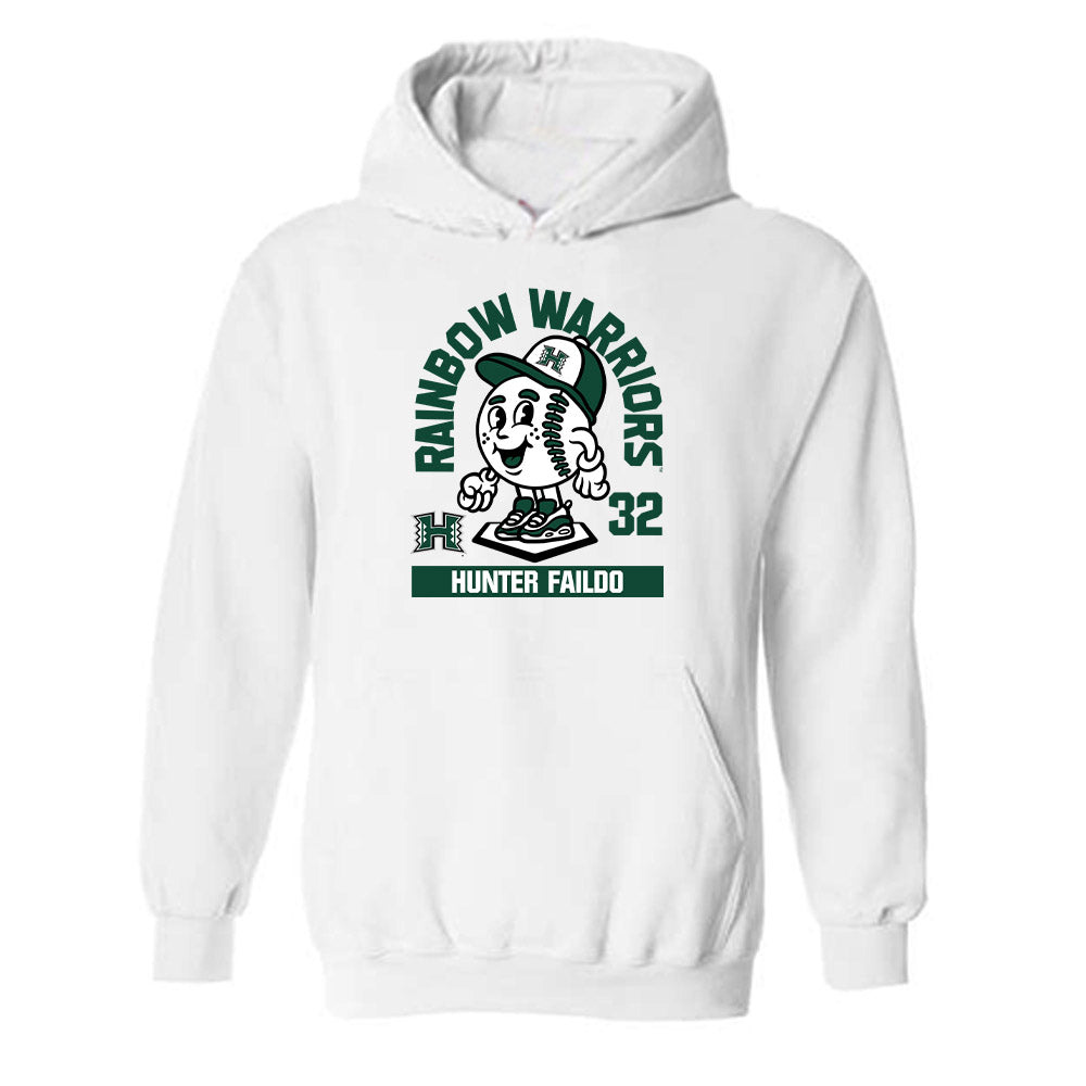 Hawaii - NCAA Baseball : Hunter Faildo - Fashion Shersey Hooded Sweatshirt