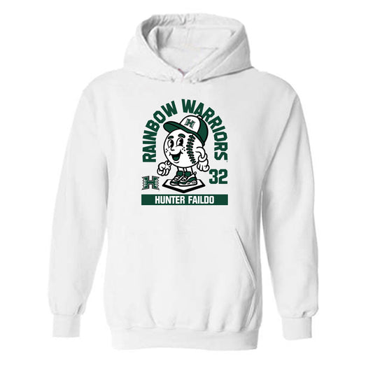 Hawaii - NCAA Baseball : Hunter Faildo - Fashion Shersey Hooded Sweatshirt