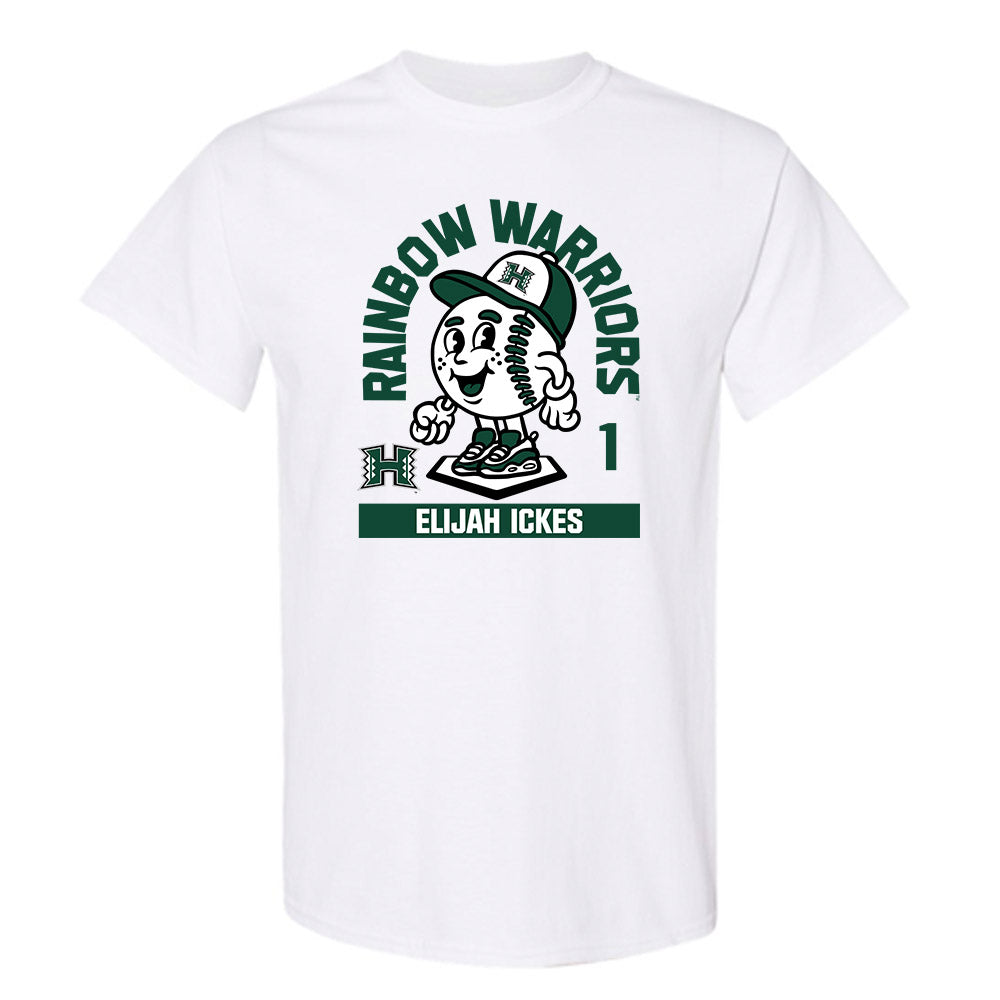 Hawaii - NCAA Baseball : Elijah Ickes - Fashion Shersey T-Shirt