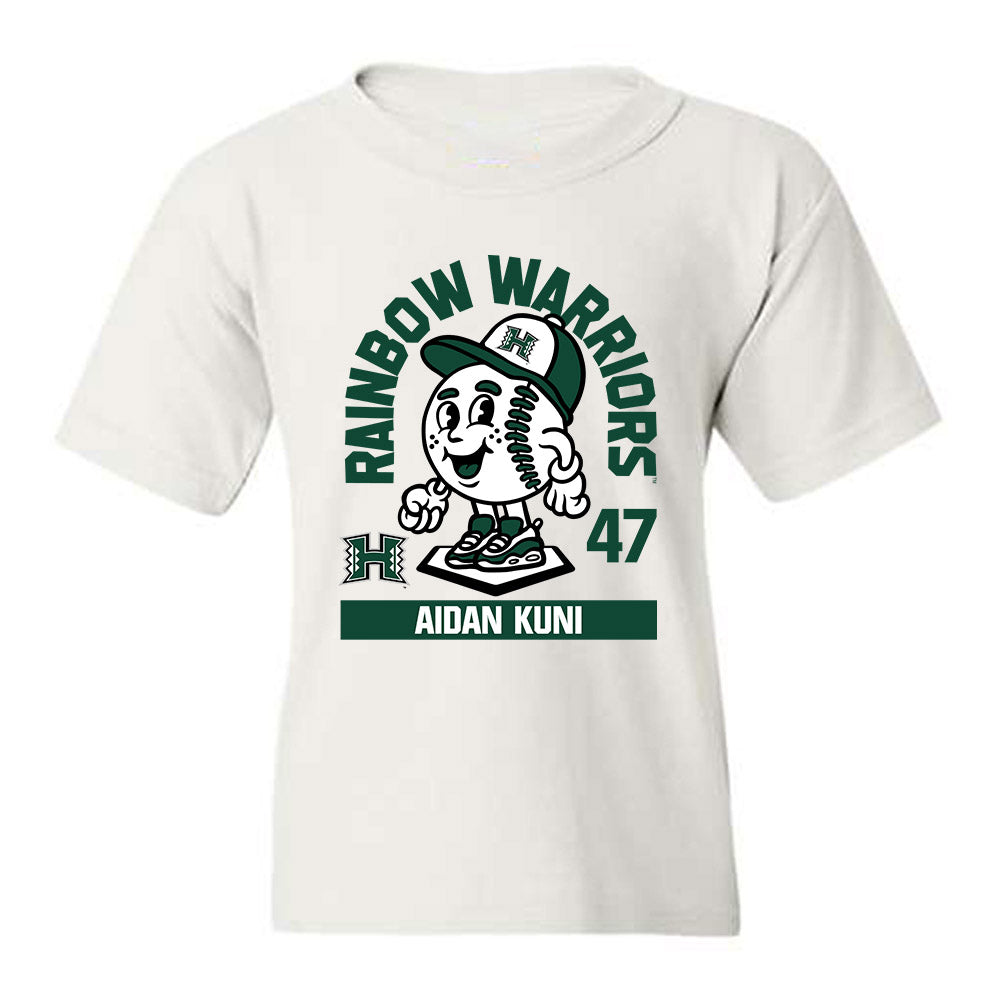 Hawaii - NCAA Baseball : Aidan Kuni - Fashion Shersey Youth T-Shirt-0