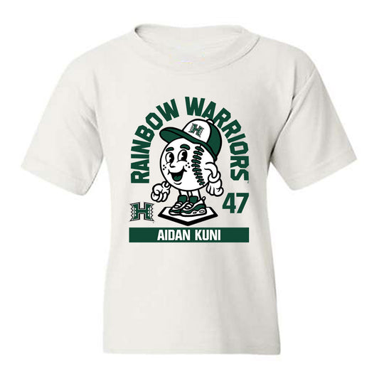 Hawaii - NCAA Baseball : Aidan Kuni - Fashion Shersey Youth T-Shirt-0