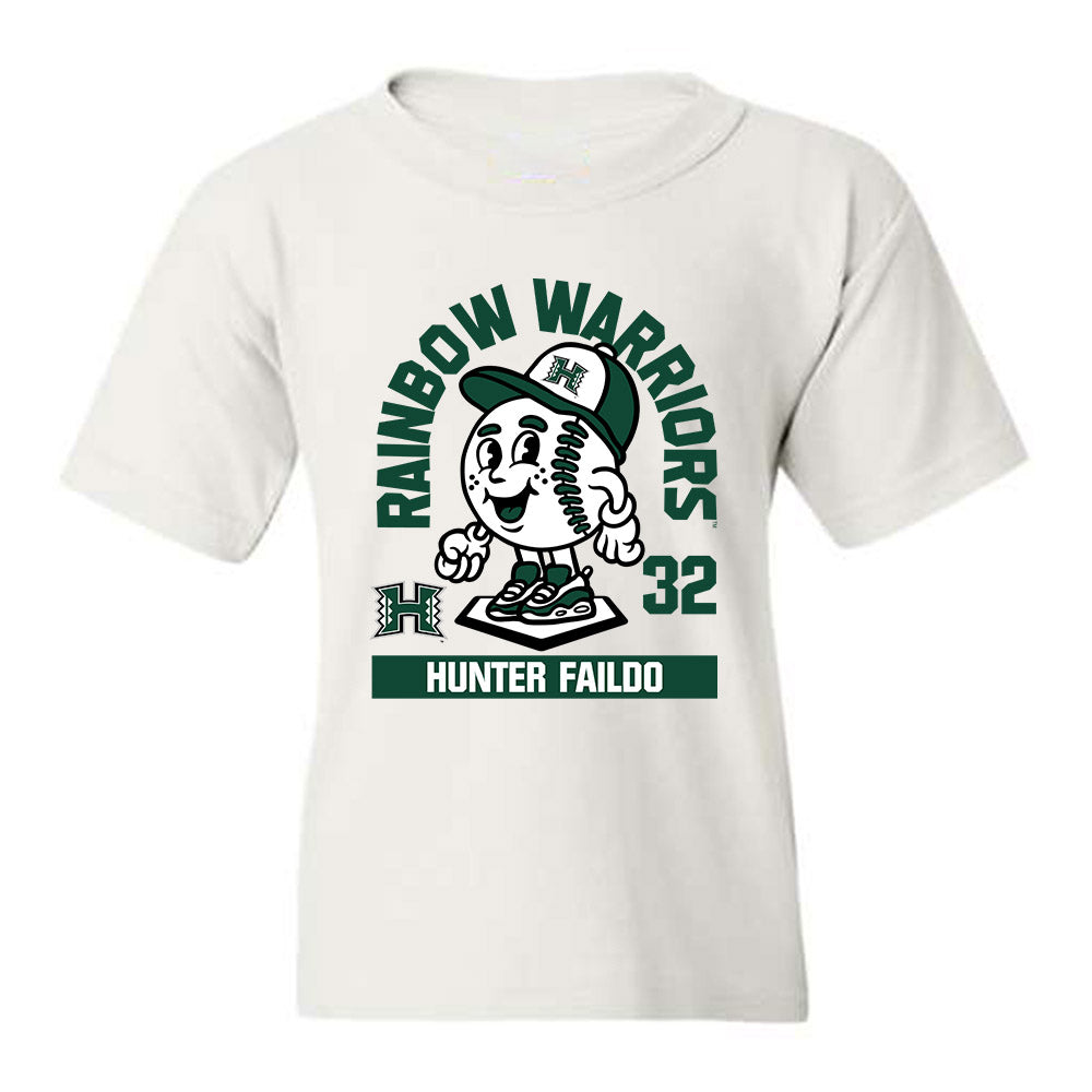 Hawaii - NCAA Baseball : Hunter Faildo - Fashion Shersey Youth T-Shirt