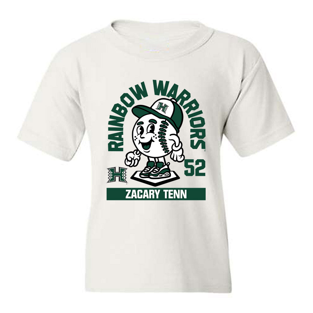 Hawaii - NCAA Baseball : Zacary Tenn - Fashion Shersey Youth T-Shirt-0