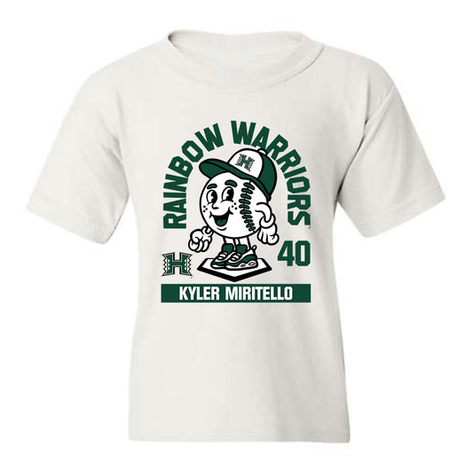 Hawaii - NCAA Baseball : Kyler Miritello - Fashion Shersey Youth T-Shirt