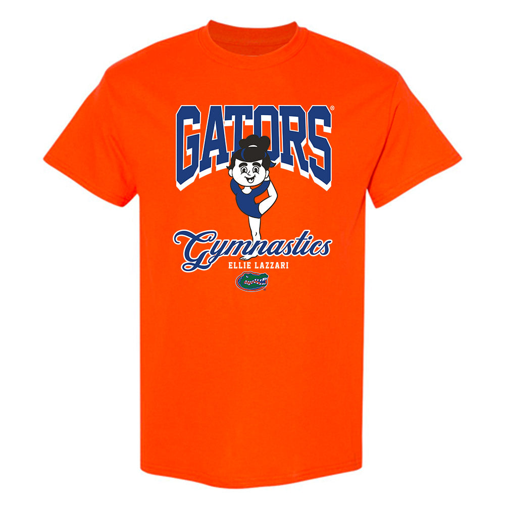 Florida - NCAA Women's Gymnastics : Ellie Lazzari - Fashion Shersey T-Shirt-0