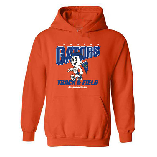 Florida - NCAA Men's Track & Field : Oussama Allaoui - Fashion Shersey Hooded Sweatshirt-0