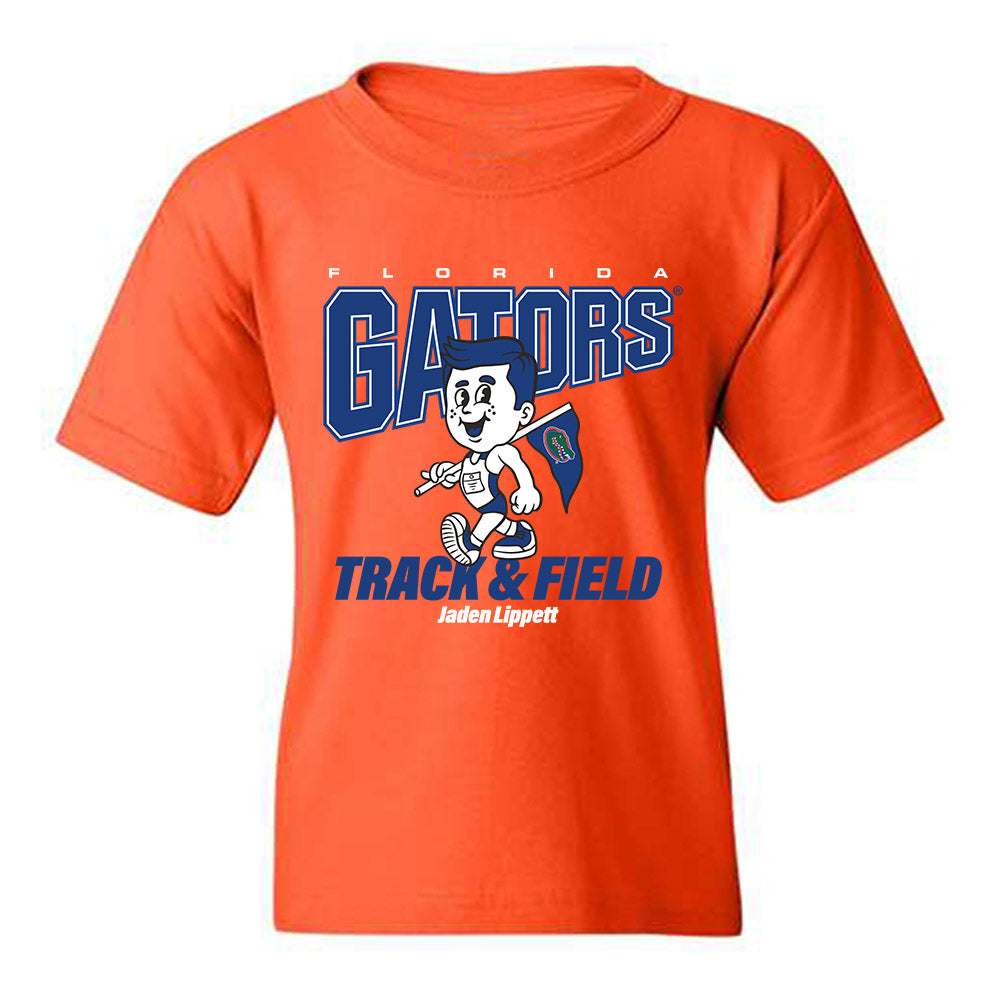 Florida - NCAA Men's Track & Field : Jaden Lippett - Fashion Shersey Youth T-Shirt-0