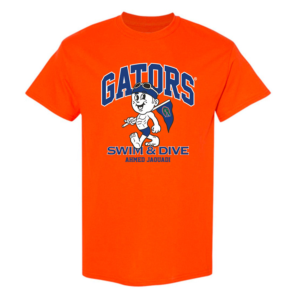 Florida - NCAA Men's Swimming & Diving : Ahmed Jaouadi - Fashion Shersey T-Shirt-0