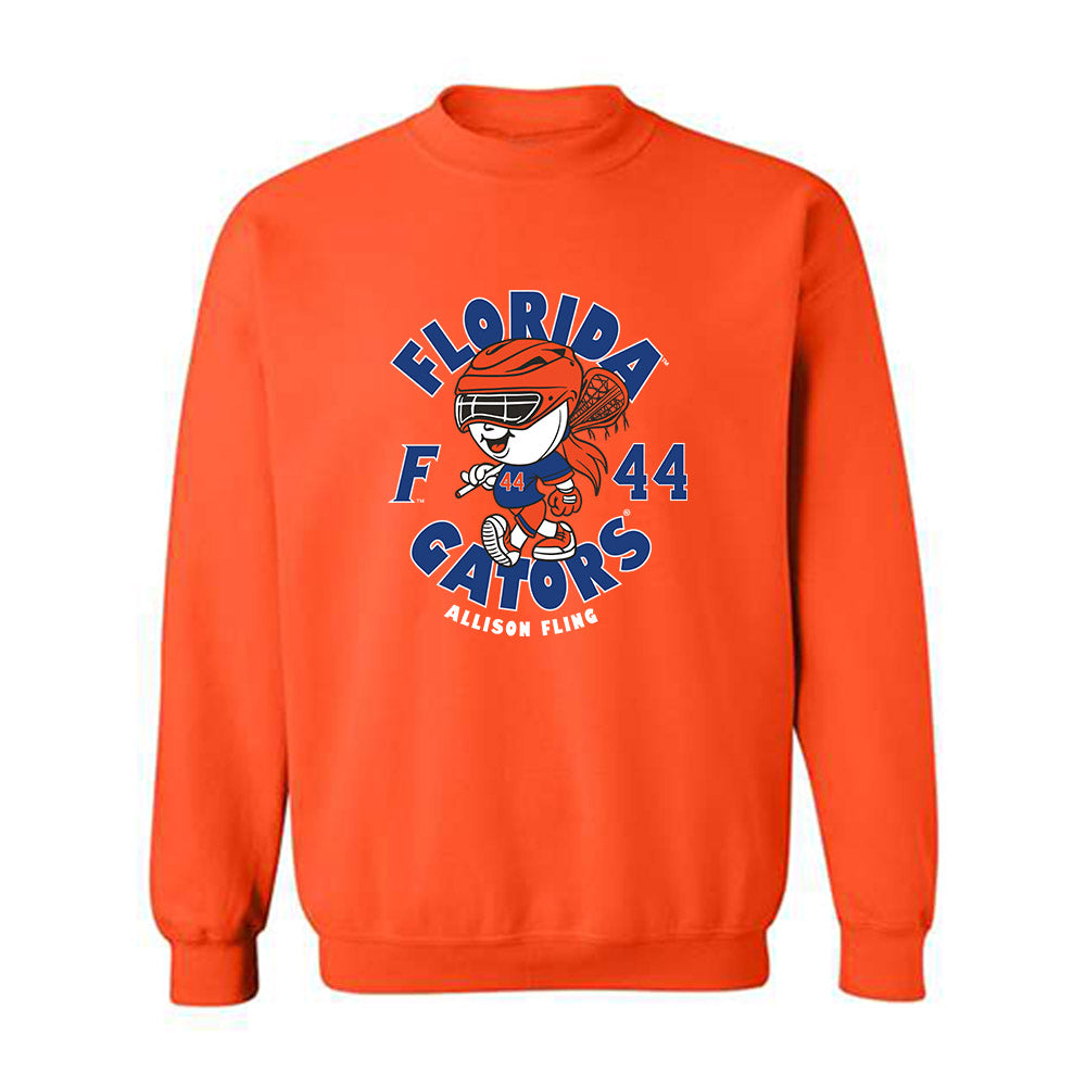 Florida - NCAA Women's Lacrosse : Allison Fling - Fashion Shersey Crewneck Sweatshirt-0