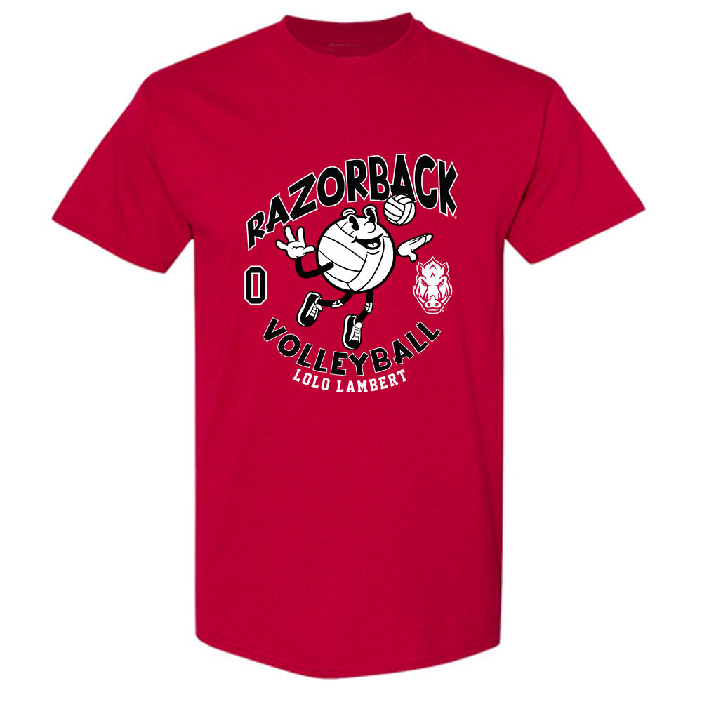 Arkansas - NCAA Women's Volleyball : Lolo Lambert - Fashion Shersey T-Shirt-0