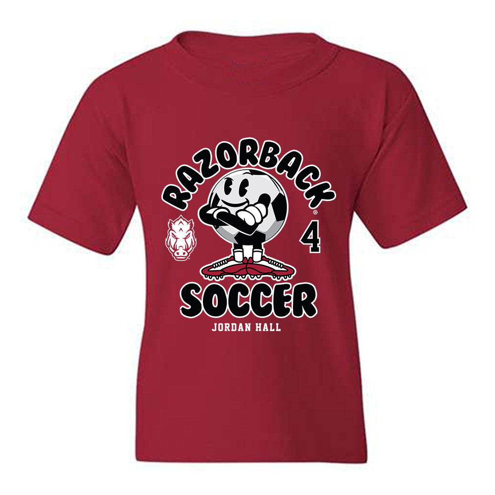 Arkansas - NCAA Women's Soccer : Jordan Hall - Fashion Shersey Youth T-Shirt