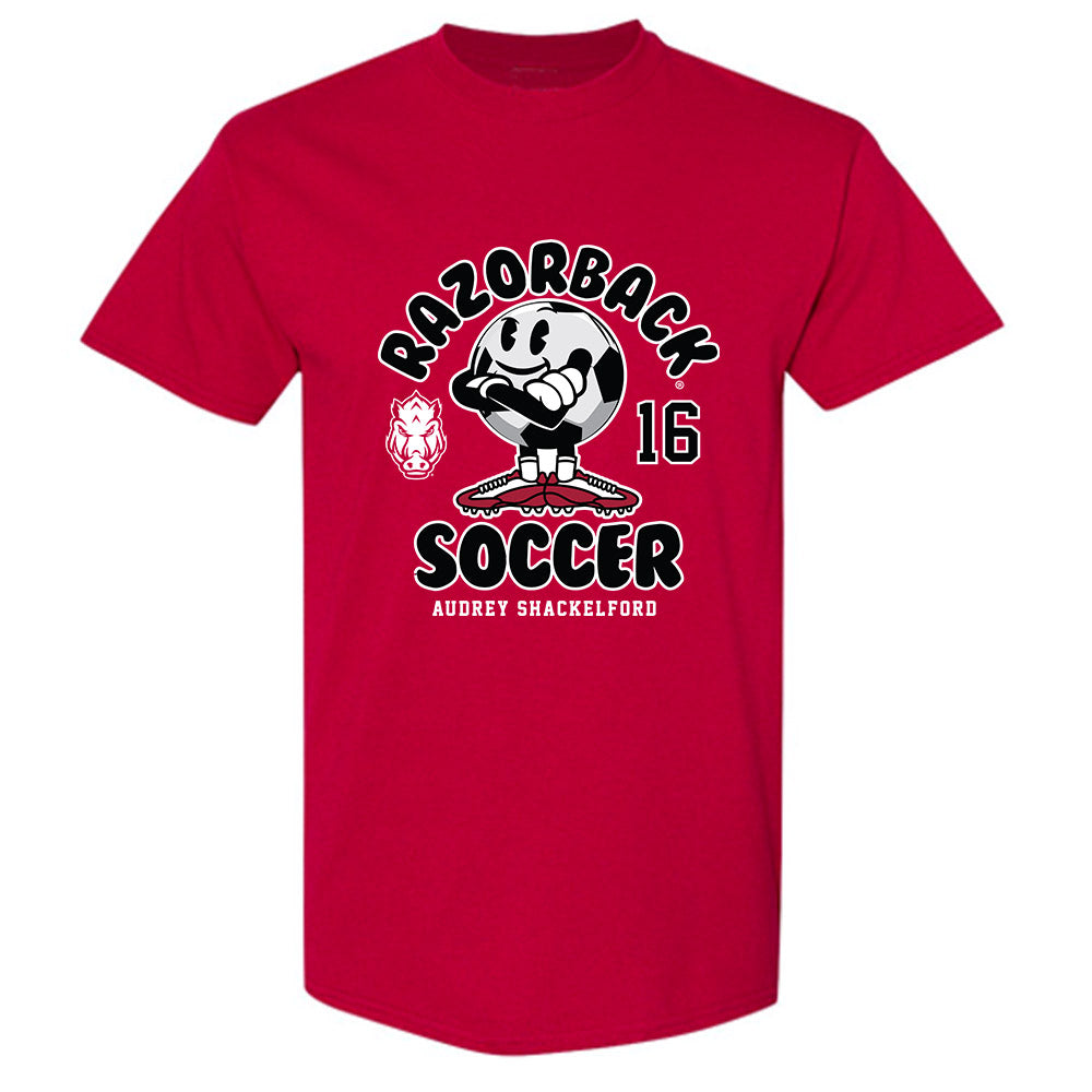 Arkansas - NCAA Women's Soccer : Audrey Shackelford - Fashion Shersey T-Shirt