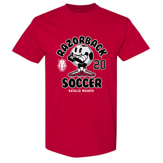 Arkansas - NCAA Women's Soccer : Natalie Wagner - Fashion Shersey T-Shirt-0