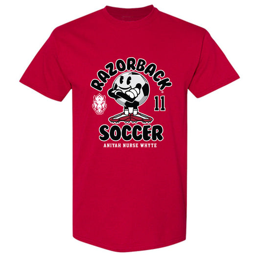 Arkansas - NCAA Women's Soccer : Aniyah Nurse Whyte - Fashion Shersey T-Shirt-0