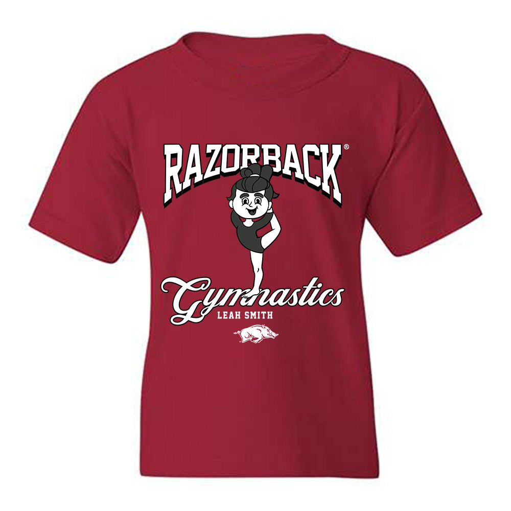 Arkansas - NCAA Women's Gymnastics : Leah Smith - Fashion Shersey Youth T-Shirt-0