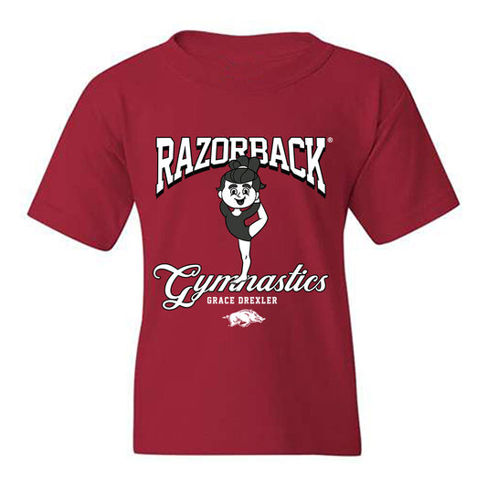 Arkansas - NCAA Women's Gymnastics : Grace Drexler - Fashion Shersey Youth T-Shirt-0