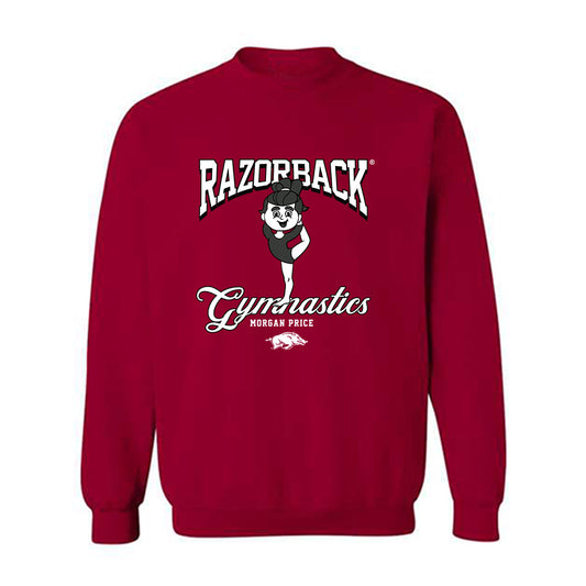 Arkansas - NCAA Women's Gymnastics : Morgan Price - Fashion Shersey Crewneck Sweatshirt-0